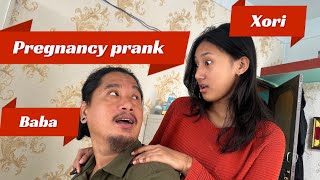 PREGNANCY PRANK BABA XORI LAI🤭mayagurung9799 [upl. by Ahsyia]