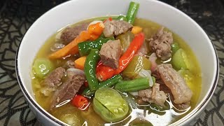 Resep Asem Asem Daging Sapi Bumbu Simpel [upl. by Tobit961]