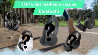 TOP 5 DES MEILLEURS CASQUE BLUETOOTH [upl. by Cassilda103]