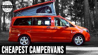 9 Cheapest Campervans Designed with Affordability in Mind Review of 2021 Models [upl. by Akeirahs]