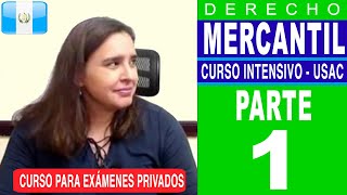 Curso Intensivo de Derecho Mercantil  PARTE 1  Preguntas de Examen Privado de Derecho  USAC [upl. by Gnuhc135]