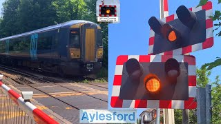 Aylesford Level Crossing Kent [upl. by Calondra138]