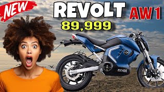 New Revolt AW1 electric motorcycle details leaked launch tomorrow  Revolt Aw [upl. by Remington]