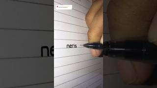 menulis nerisa handwriting handlettering writing [upl. by Artsa384]