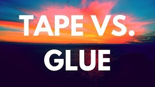 Hair Replacement Hair System Review Tape VS Glue [upl. by Nylednarb]