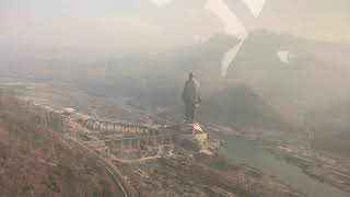 Statue of Unity Aerial View by Helicopter [upl. by Squire]