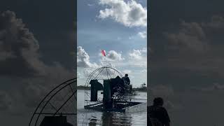 Insane Airboat startup bigblock airboat florida boatracing automobile [upl. by Leone546]