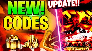 ⭕ JULY UPD ⭕ SLAYERS UNLEASHED CODES  ROBLOX SLAYER UNLEASHED CODES [upl. by Rhoades]