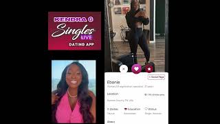 Ebonie said she doesn’t want any nothing sorry men Download the “Kendra G Singles” dating app now [upl. by Alleuqcaj964]