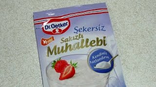 Dr Oetker Sakızlı Muhallebi Tarifi ve İncelemesi Şekersiz [upl. by Mcconaghy]