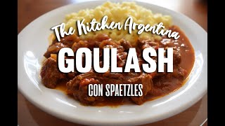 Goulash con spaetzles  Goulash with spaetzles  The Kitchen Argentina [upl. by Nnyre400]