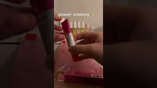 glossier unboxing glossier fypシ゚viral haul unboxing [upl. by Amian]