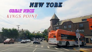 NYS DRIVEFROM NEW HYDE PARK TO KINGS POINT [upl. by Ransome]