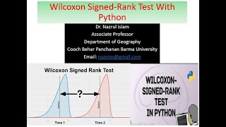 Wilcoxon Signed Rank Test with Python [upl. by Borer]