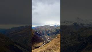 Furka Pass exhilarating drive James Bond iconic scenes from Goldfinger alps switzerland shorts [upl. by Constancia]