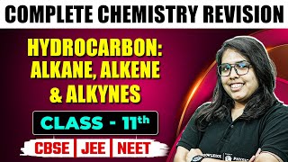 HYDROCARBON ALKANE ALKENE amp ALKYNES Part 2  Complete Chapter Revision  Chemistry  Class 11 [upl. by Zat]