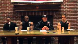 Harvard Football Postgame Press Conference Columbia [upl. by Velleman]