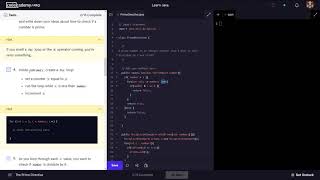 Learn Java  63 Java Loops PrimeDirective Exercise  Codecademy Walkthrough [upl. by Bowe59]