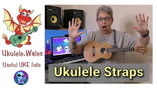 Ukulele Straps  With And Without Strap Buttons and Uke Hook Straps [upl. by Louanna]