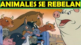 REBELION EN LA GRANJA 1954 RESUMEN EN MINUTOS  ANIMALES SE REBELAN [upl. by Jaban]