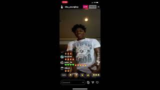 NBA YOUNGBOY INSTAGRAM LIVE 81620 KING VON DISSNEW SONG🔥 [upl. by Legnalos]