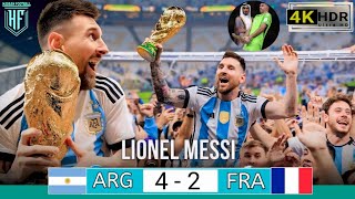 ARGENTINA 42 FRANCE FINAL 🏆 WORLD CUP QATAR 2022 CRAZY MATCH Extended Highlights Goals 4k Ultra HD [upl. by Garrison430]