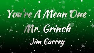 Jim Carrey – You’re A Mean One Mr Grinch KARAOKE VERSION [upl. by Tabbi388]