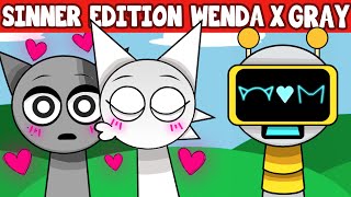 Incredibox Sprunki Sinner Edition But With WenDa x Gray Kiss  All Reactions [upl. by Irtak]