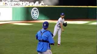 Darvish Play Catch [upl. by Sheff]