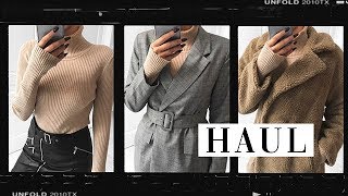 HAUL ZALANDO AUTOMNEHIVER manteaux blousons sneakers etc [upl. by Eliason]