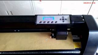 artcut operation video of cutting plotter from Guangzhou Baiyin Electronics Co Ltd [upl. by Aimek]