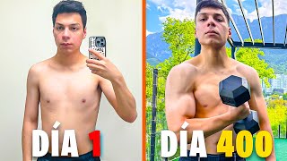 MI CAMBIO FÍSICO DESPUÉS DE 1 AÑO EN EL GIMNASIO  Yair17 [upl. by Garrik238]