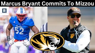 Marcus Bryant Commits To Missouri  Mizzou Football Transfer Portal News [upl. by Nelda]