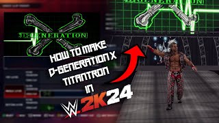 How To Make a DGeneration X DX Titantron in WWE 2K24 [upl. by Oika]