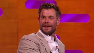 The Graham Norton Show S25E09  Chris Hemsworth David Tennant Michael Sheen Gloria Jonas Brother [upl. by Eneroc]