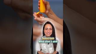 Sunscreen for glowy skin  dewy sunscreen recommendation ad [upl. by Miksen593]