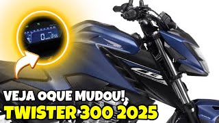 O QUE MUDOU NA CB300 TWISTER 2025 🔥 PREÇO ABSURDO [upl. by Behm]