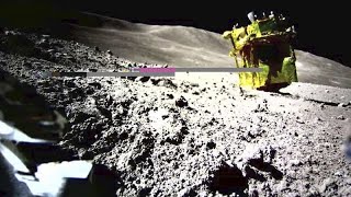 Spazio di nuovo operativo il lander lunare giapponese Slim dopo essersi ribaltato [upl. by Auhsej]