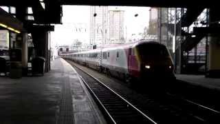 DRS Class 90 90034 with the Pretendolino on the WCML 4th April 2014 [upl. by Mozart348]