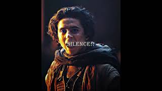 Paul Atreides  quotSilencequot🔥  Dune Part two  1 Movie in the world👀 dune paulatreides [upl. by Kcirevam]