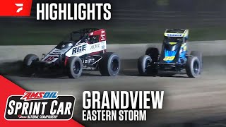 Jesse Hockett Classic  USAC Eastern Storm at Grandview Speedway 61124  Highlights [upl. by Ferdinanda]