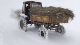 Как Завести Трактор т 16 Зимой в Мороз Tractor Pulling 2019 [upl. by Aneladdam]