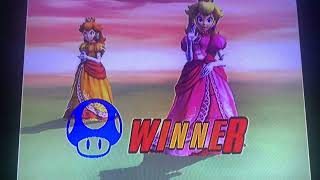 Super Smash Bros Brawl Peach The Ultimate Mega Smash Orange 👸🏼 🍊 👠 VS Pink 👸🏼💖 👠 Ultimate 🍱 1 [upl. by Hayse222]