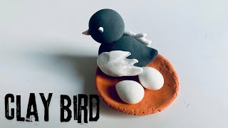 Bird Easy clay modelling for kids [upl. by Radman]