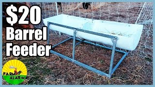 Building a Livestock Feeder for 20 [upl. by Eehc]