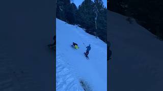 Snowboarder LOSES CONTROL selimayer [upl. by Cherise]