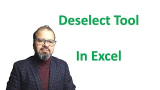 Deselect a selection in Ms Excel [upl. by Laurens342]