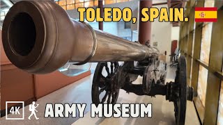 Toledo Army Museum Museo del Ejército Spain Historical Treasures  4K Ultra HD Walking Tour [upl. by Erdnaed]