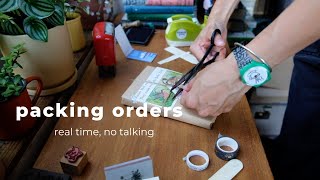 small business packaging orders  asmr sounds no talking no midroll ads [upl. by Huba6]