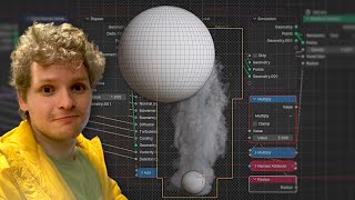 code a smoke simulator from SCRATCH Blender Geometry Nodes [upl. by Brantley]